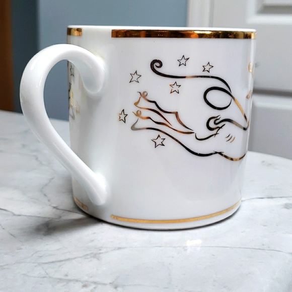 Rudolph Flying Right Gold Rimmed Mug - Picture 2 of 7